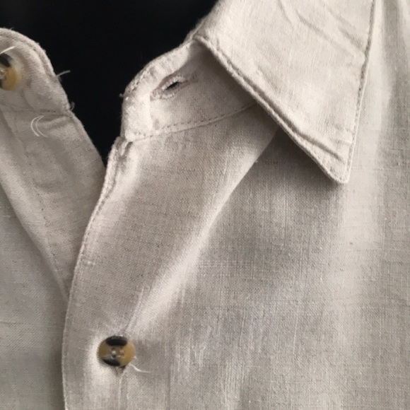 InPrivate 60/40 Linen/cotton button down shirt XL - Picture 2 of 4